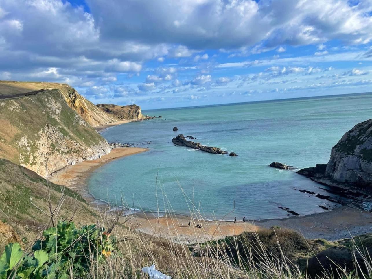 Emma'S Sea View 2-Bedroom Caravan At Durdle Door Near Wareham Dorset Вест-Лалворт Екстер'єр фото