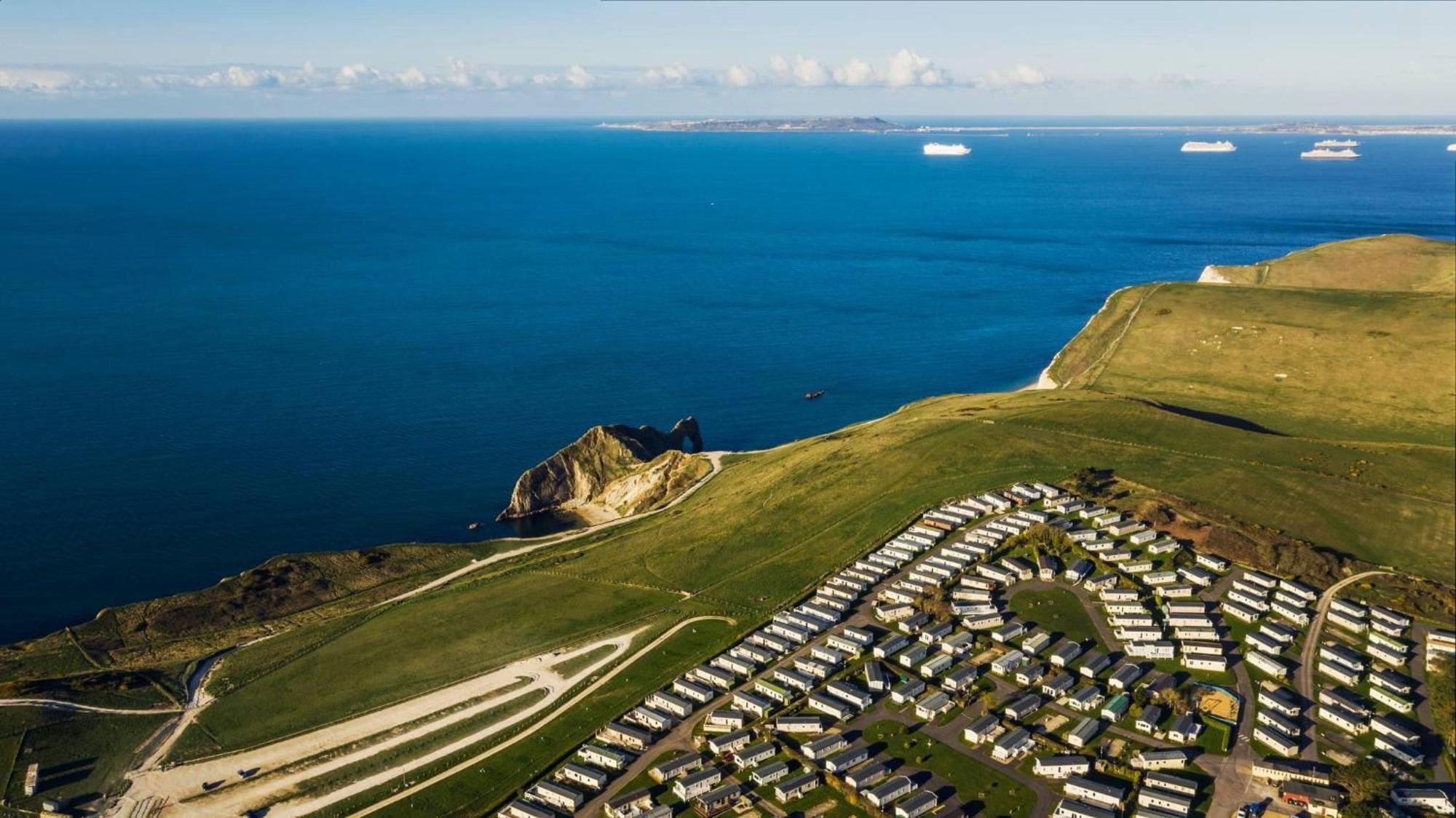 Emma'S Sea View 2-Bedroom Caravan At Durdle Door Near Wareham Dorset Вест-Лалворт Екстер'єр фото